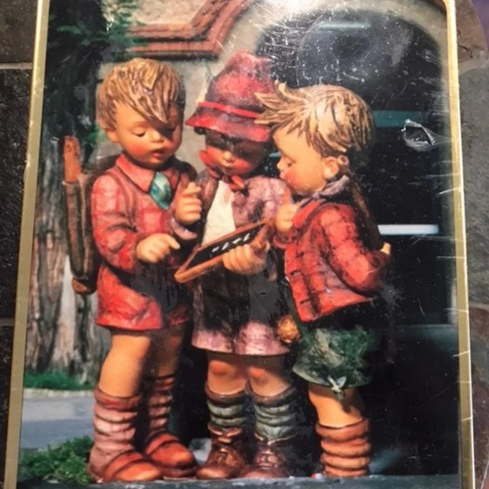 MJ Hummel Stationary In Reusable Metal Box - 1993